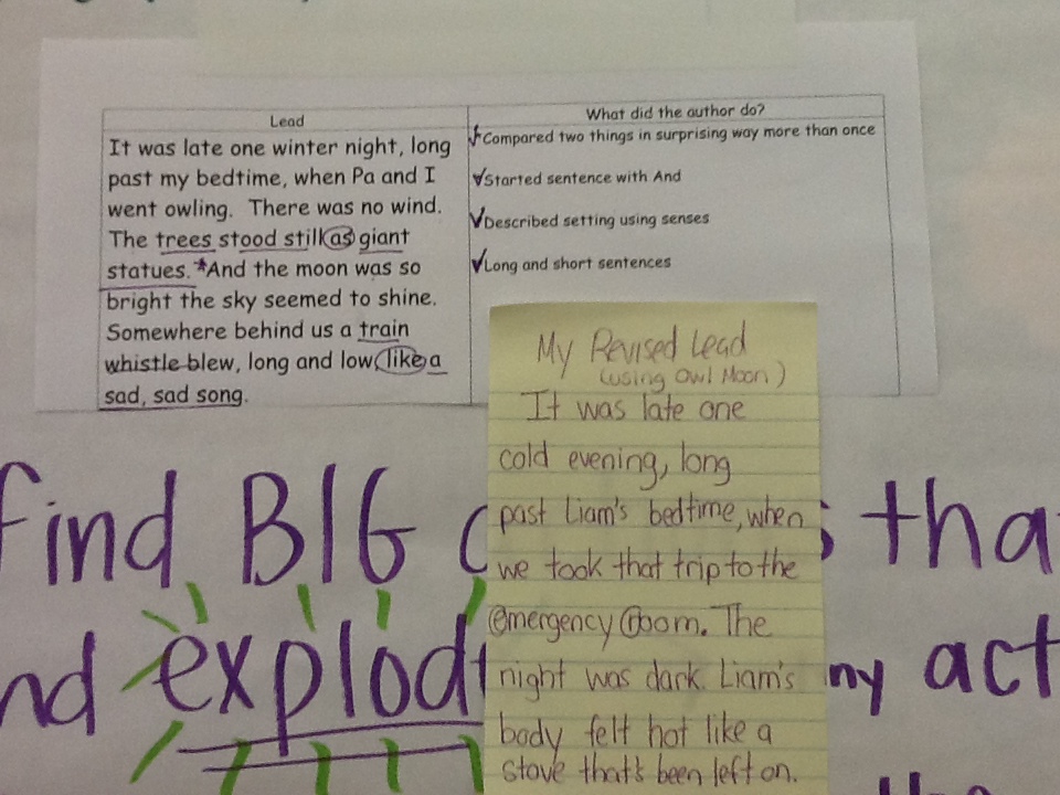 Charting Mentor Texts – Choice Literacy